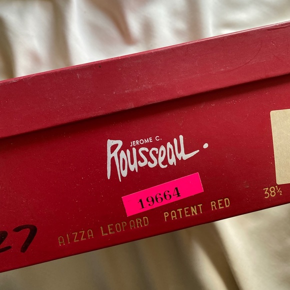 Jerome C Rousseau Red Patent Leather Pumps, size 38.5 - Picture 8 of 8